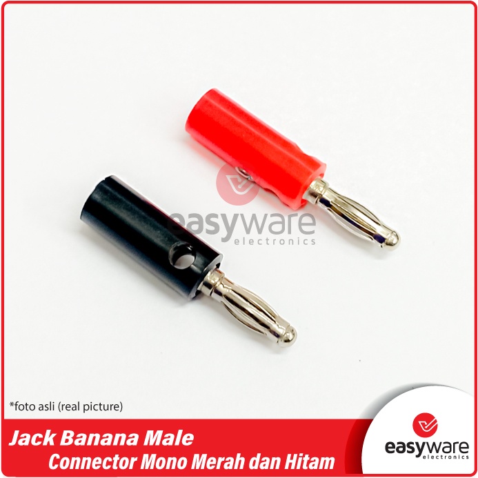 1 Set Jack Banana Socket Banana Connector Mono Male Female Plug