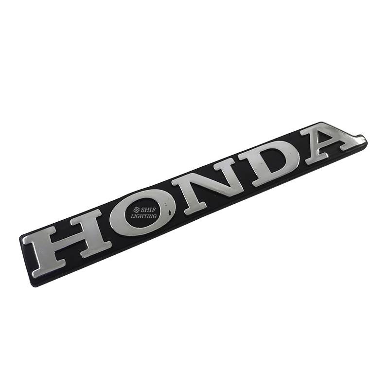 1 X ABS Honda Letter Logo Side Fender Rear Trunk Emblem Sticker Badge Decal For Honda