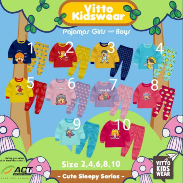 Pajamas Vitto Kidswear