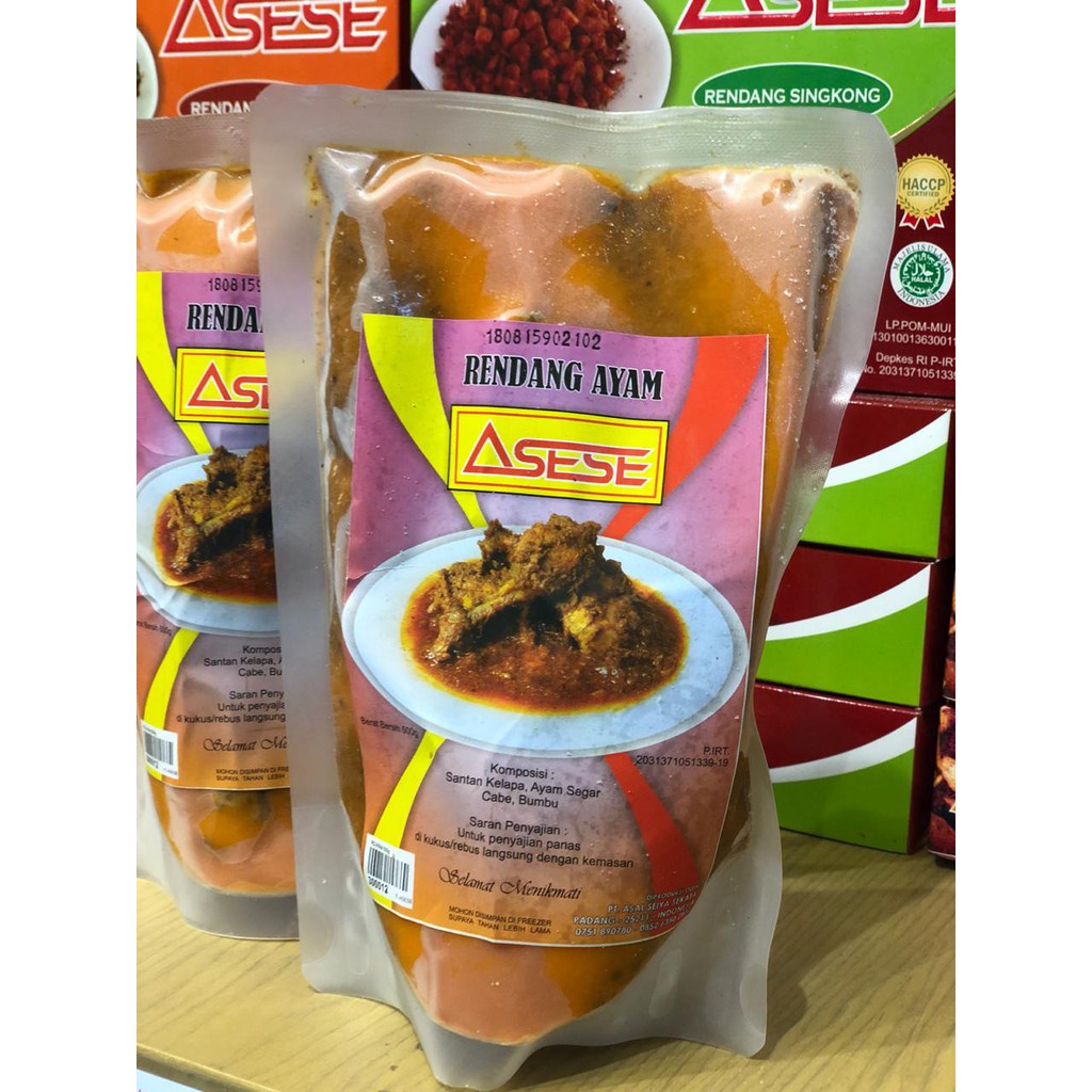 

Rendang Ayam 500gr - Asese