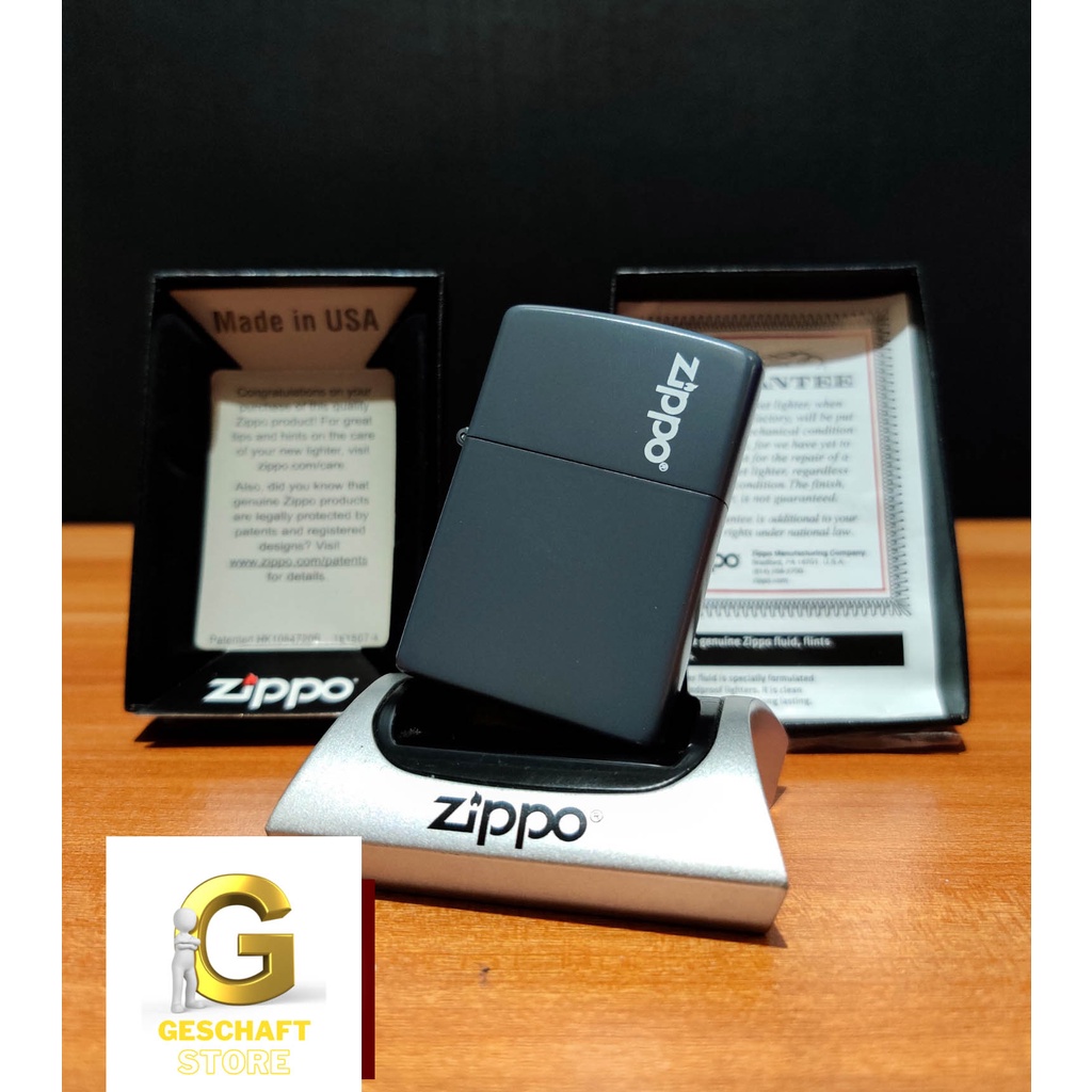 ZIPPO ORIGINAL SILVER MATTE MADE IN USA , REGULER CLASSIC VERSION LZ2351