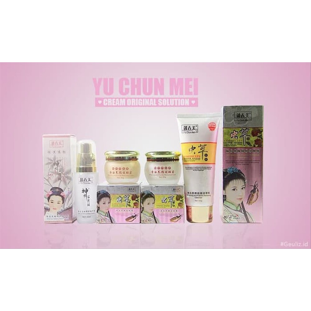 PAKET Yu Chun Mei Cream  Cleanser  Serum BPOM Original