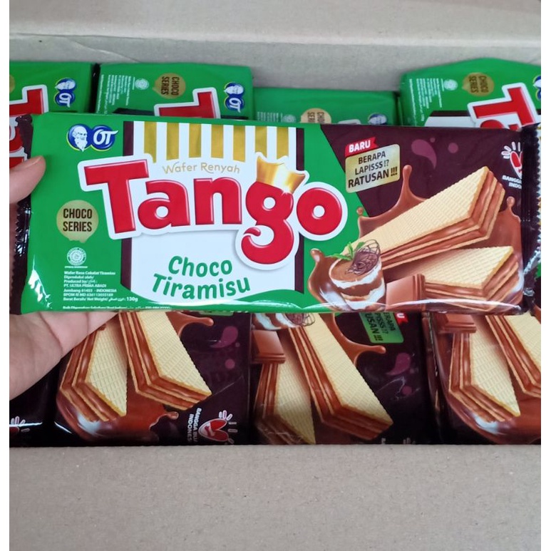 

agen distributor makanan ringan cemilan wafer tango choco tiramisu 110gr murah