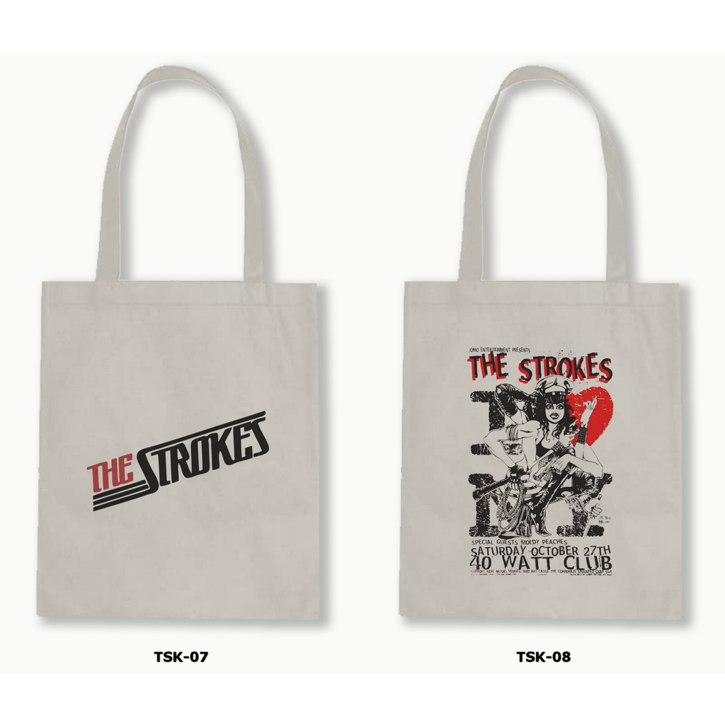 TOTE BAG BLACU - THE STROKES