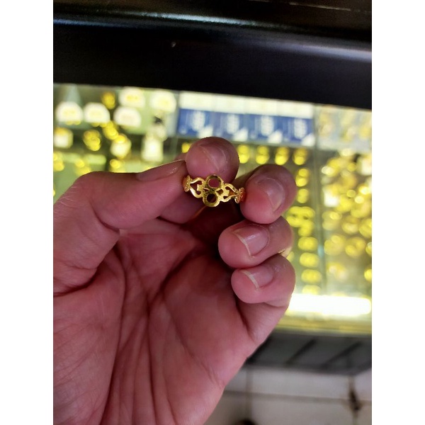 cincin emas asli kadar 24k/999