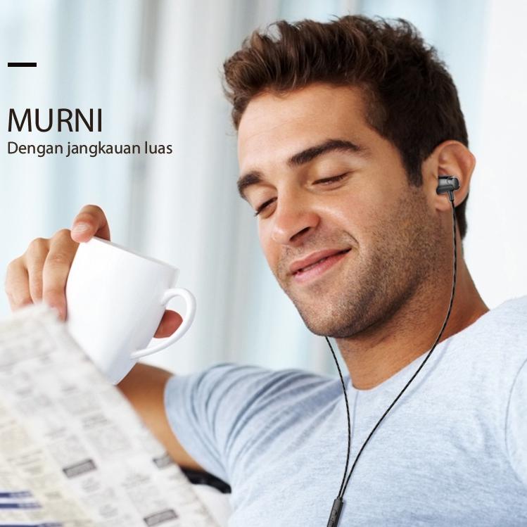 Terbaru.. TACOO Earphones TEH0416 Sport Headset with Mikrofon Kabel Waterproof Hi-Fi Stereo Sound De