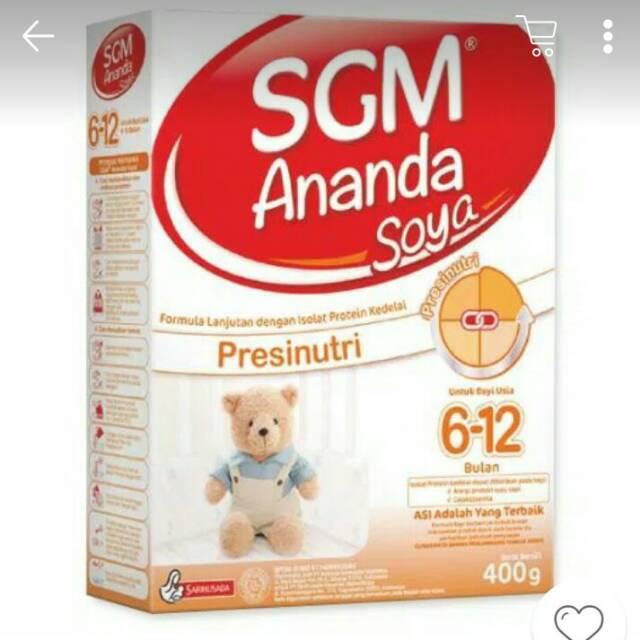 

SGM ANANDA SOYA 400g