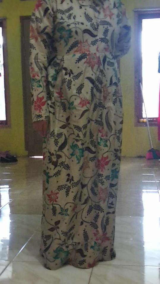 Ms Gamis Batik Jumbo Sriwedari Maxi Super Jumbo Xxxl Ld 120c. Bumil/busui Katun Sogan