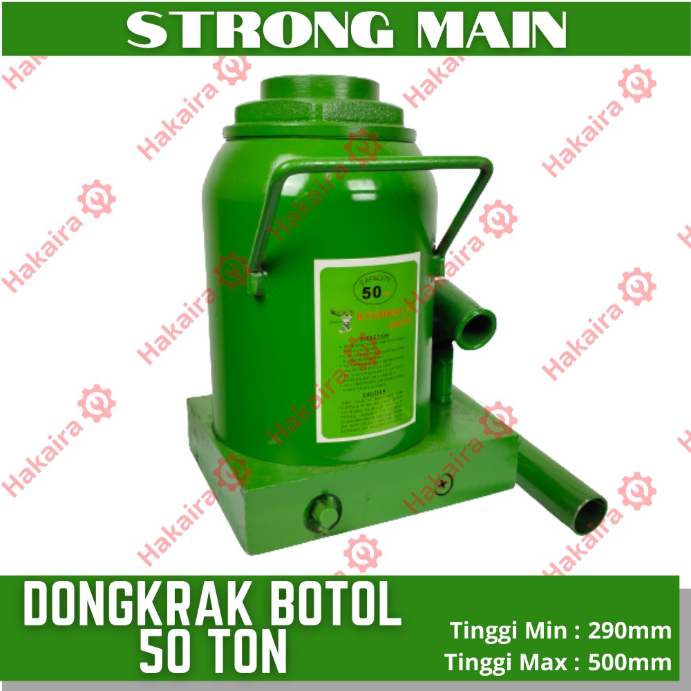 DONGKRAK BOTOL 50 TON STRONG ARM - HYDRAULIC BOTTLE JACK