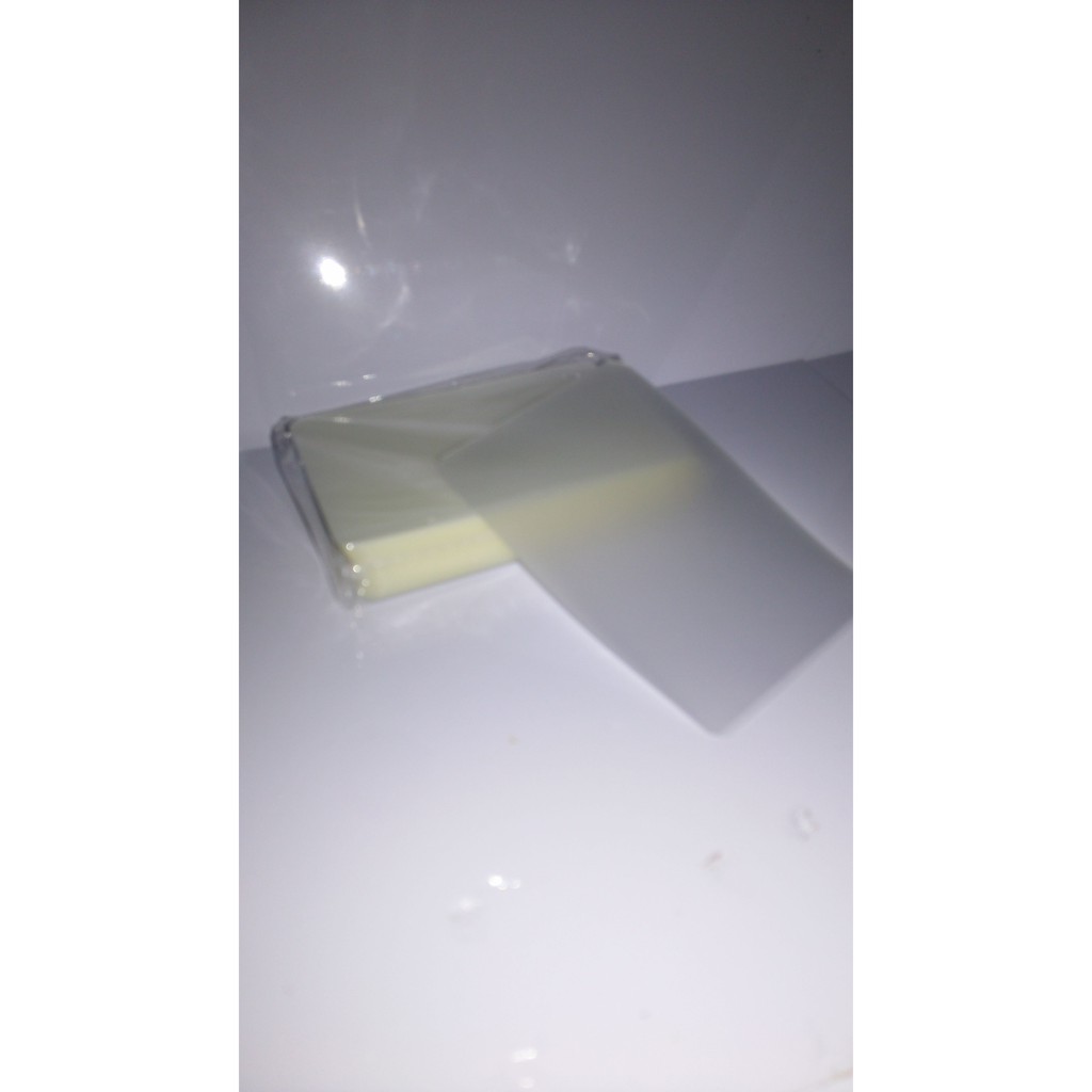 

Plastik Laminating KTP Pouch 65 x 95 mm harga Rp. 500 per pcs pembelian minimal 5pcs