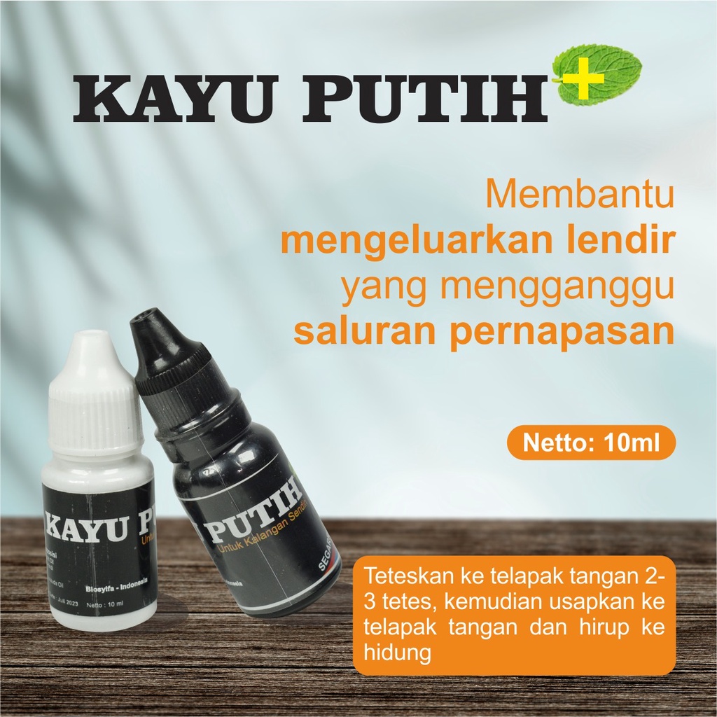 KAYU PUTIH PLUS Minyak Herbal Tetes Obat Gangguan Paru-Paru Sesak Nafas Batuk Influenza-4