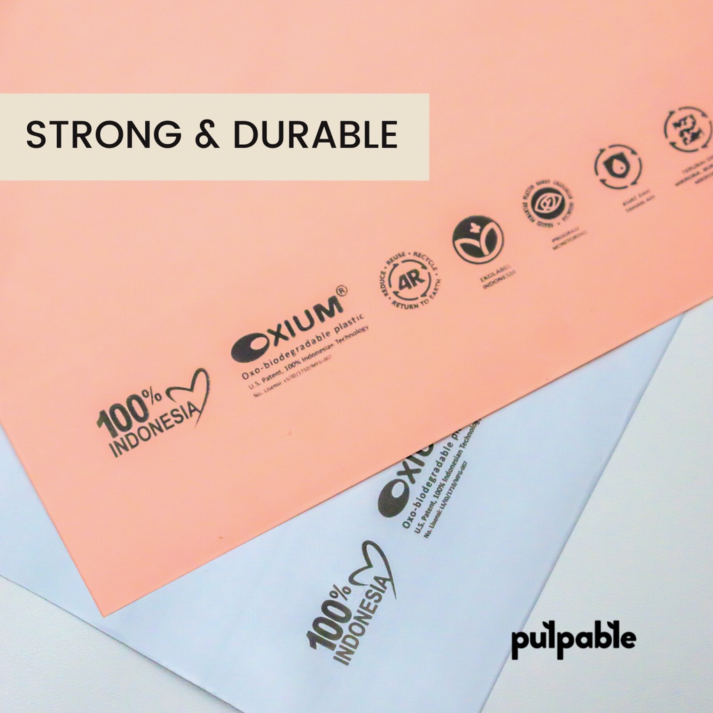 

Biodegradable Polymailer / Eco friendly Polymailer / Polymailer ramah lingkungan dari oxium