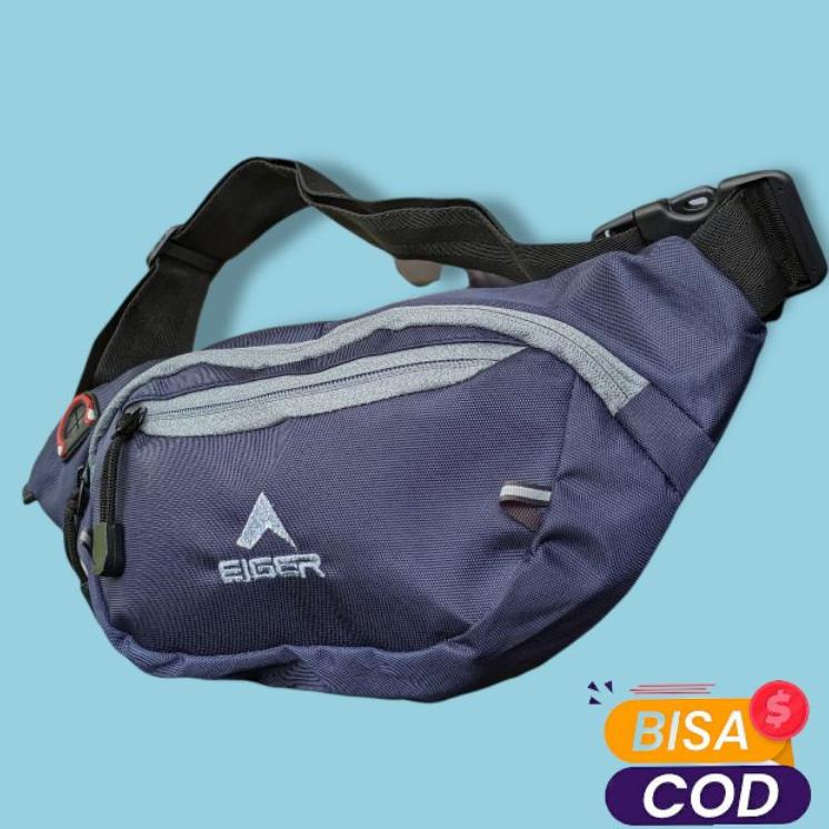 ←l0 Kirim Langsung Tas Pinggang waistbag Tas Selempang eger1989 Waistbag Waterproof Hitam Z50