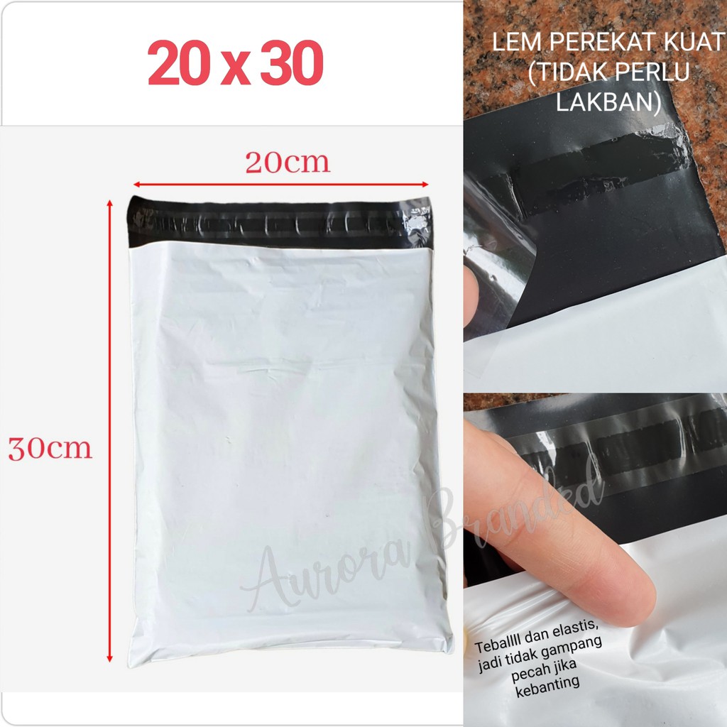 

PLASTIK PACKING POLYMAILER 20x30 (100 pcs)