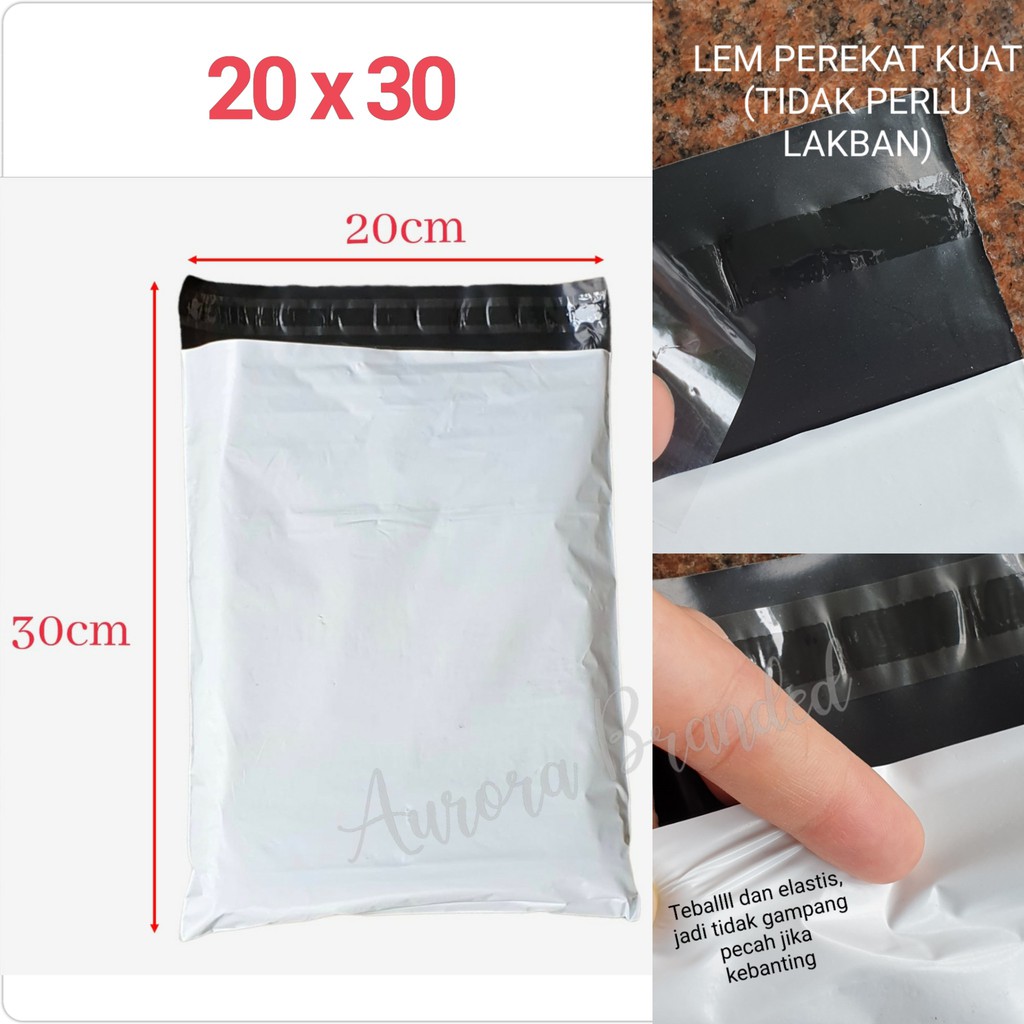 Jual Plastik Packing Polymailer 20x30 100 Pcs Indonesiashopee Indonesia 7592