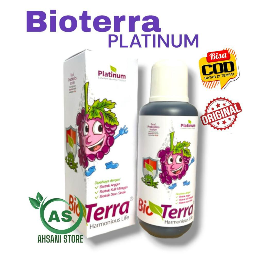 

Bioterra Biotera Bio Terra Bio Tera Platinum (Herbal Probiotik) - Extrak Sirsak Manggis Dan Anggur 250ml