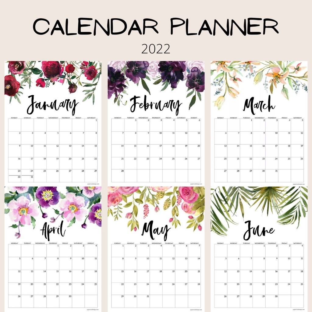 

CALENDAR PLANNER FLORAL UNTUK BINDER UKURAN A5 MURAH DAN LUCU