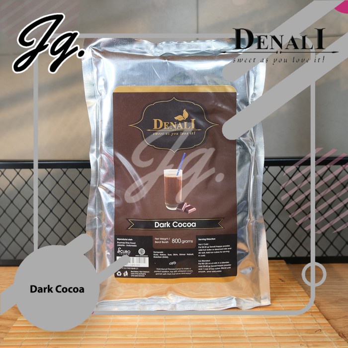 

BUBUK DENALI DARK COCOA COKLAT COKELAT CHOCOLATE 800 gr