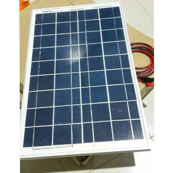Solar Panel Charger Aki Mobil/Motor 12 Volt
