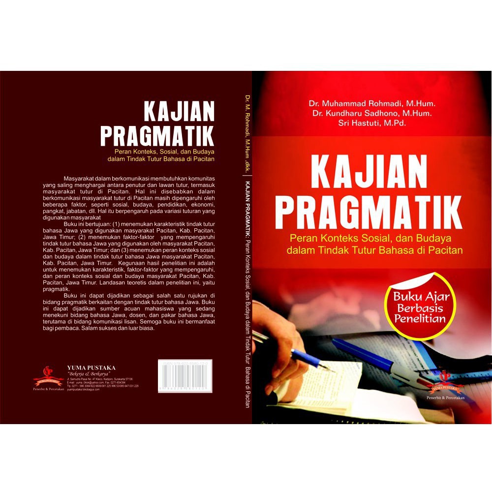 KAJIAN PRAGMATIK Peran Konteks Sosial,dan Budaya dalam Tindak Tutur Bahasa di Pacitan Yuma Pustaka