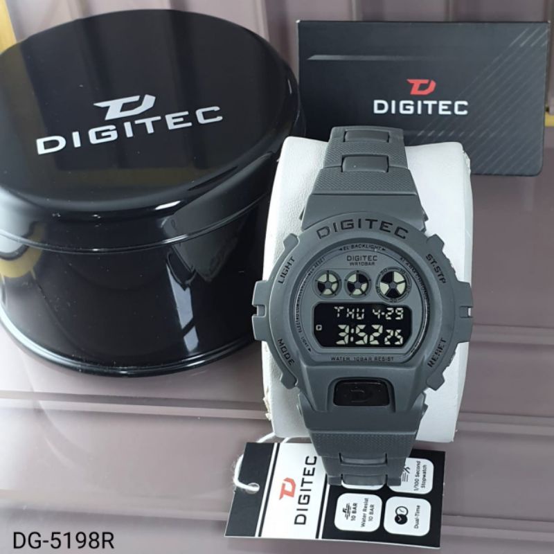 Jam Tangan Pria Digital Digitec Original DG-5198R  Gratis Ongkir COD