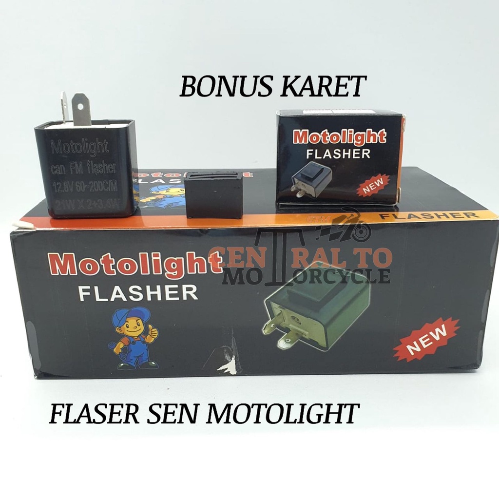 FLASER SEN FLASHER SEIN MOTOLIGHT BISA ATUR STEL KEDIP SEN CEPAT ATAU LAMBAT 12 VOLT BISA UNTUK SEMUA MOTOR