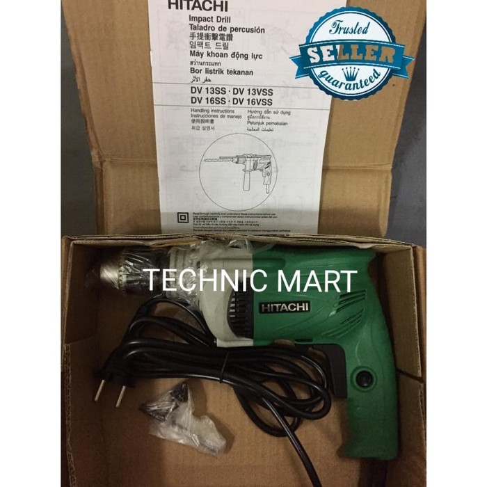 Mesin Bor Listrik HITACHI Drill DV13VSS 13mm