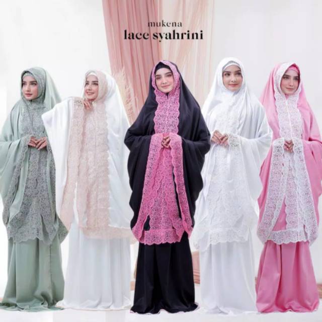 Mukena Dewasa Lace Syahrini Jumbo