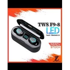 TWS-F9-8 Tahan Air Headset TWS 5.0 F9 Bluetooth Earphone In-ear