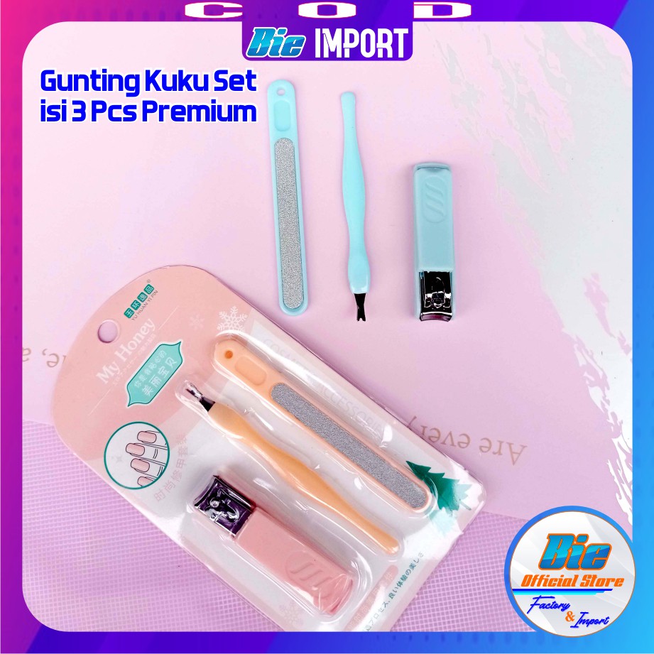 isi 6 PADICURE MANICURE Set / Meni Pedi Impor