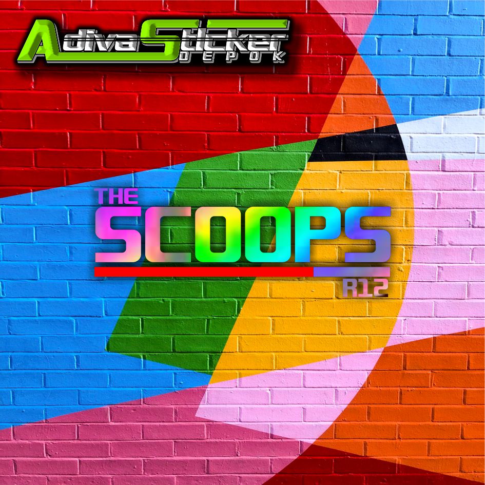 stiker the scoops r12 stiker cutting stiker motor stiker scoopy