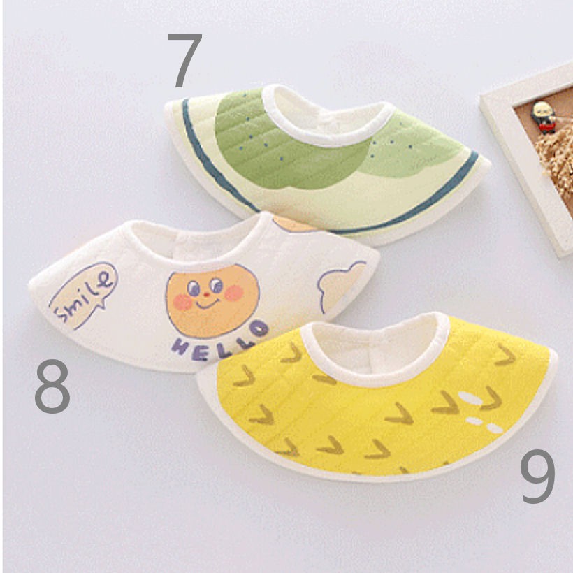 Slaber bib bayi tidak tembus air size 6-24 bulan