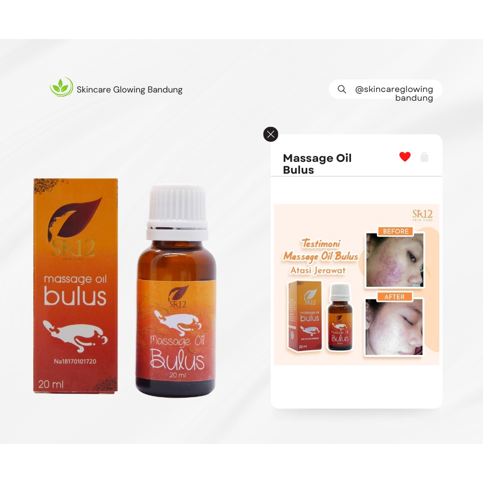 Minyak Bulus Pembesar Payudara Minyak Bulus SR12 20ml Minyak Bulus Pengencang Payudara Aroma Melati