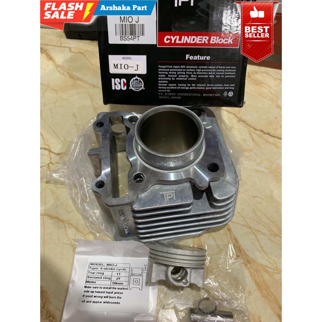 PROMO BLOK SEHER BORING YAMAHA MIO J TPI BERKUALITAS PASTI ASLI ORIGINAL