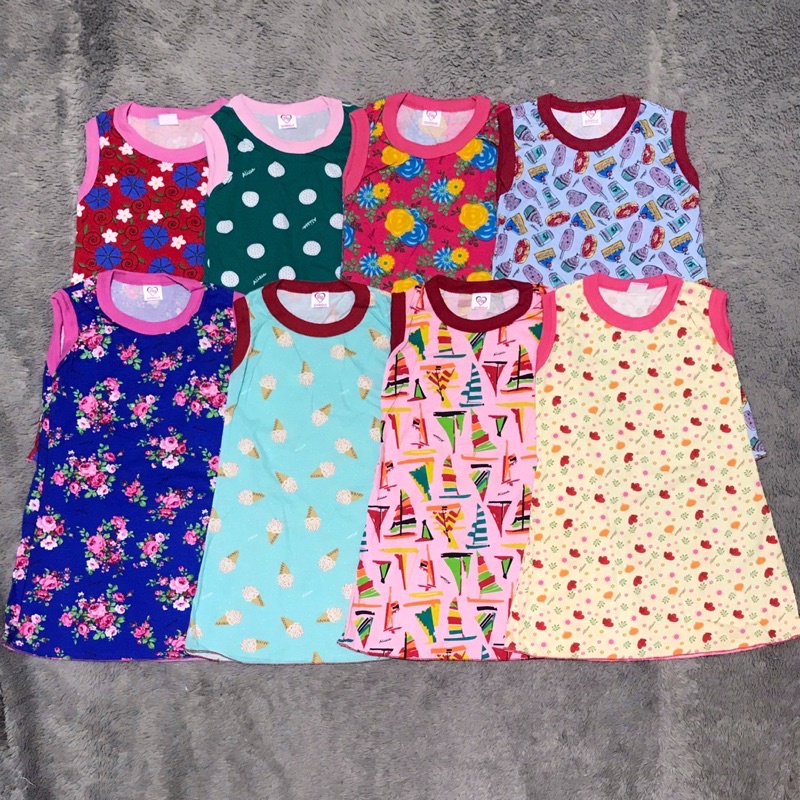 Dress Bayi Anak Perempuan Kutung Motif 1-4tahun