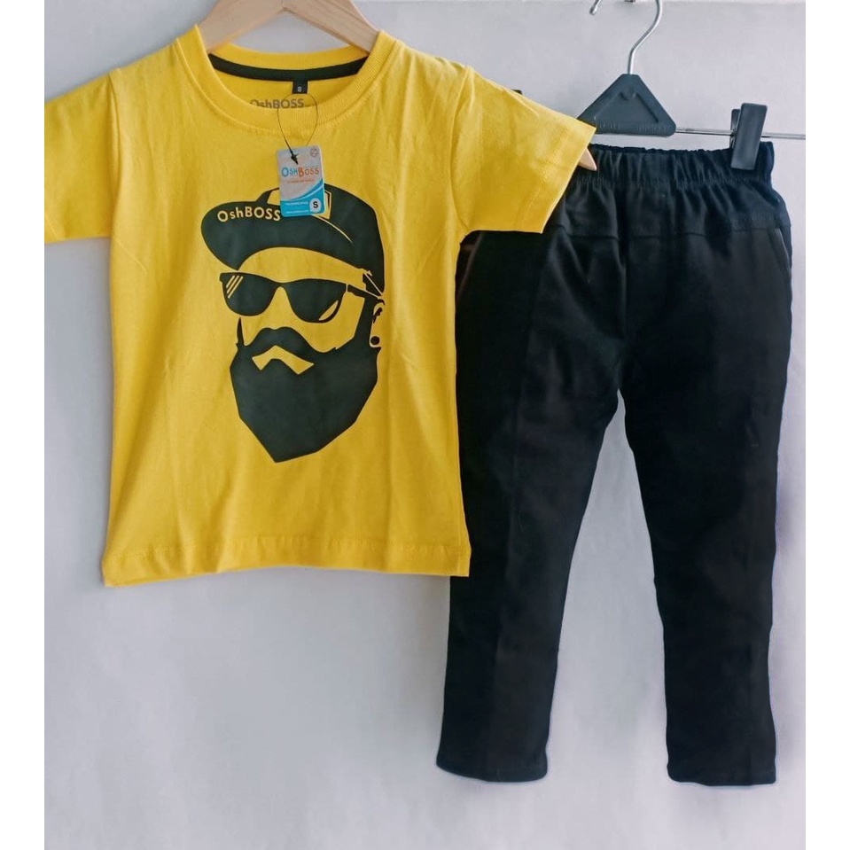 STCPJ- PREMIUM SETELAN CHINO PANJANG DAN KAOS DISTRO SUPERHERO ANAK 1-10 TAHUN ( COD ) PART 2-TOPI JENGGOT