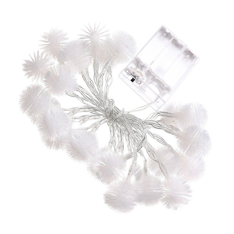 (1.5 / 3 / 6m Ins Lampu String Desain Dandelion Untuk Dekorasi Pesta Natal / Taman / Indoor