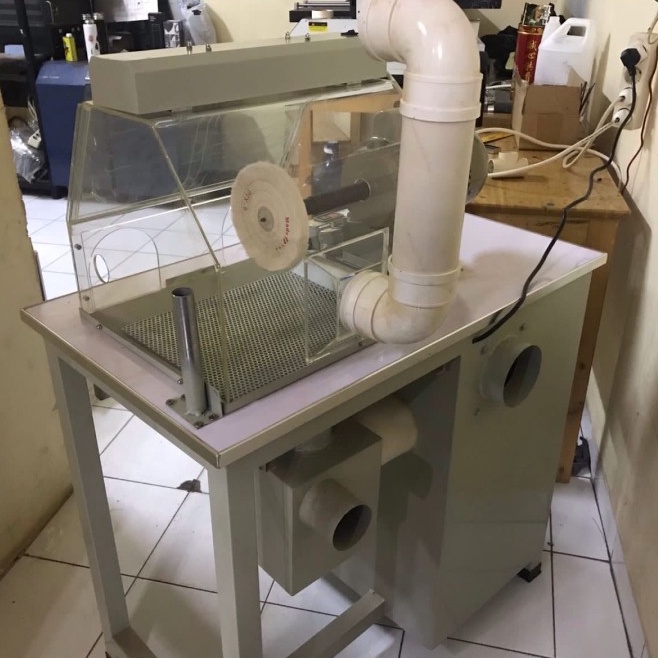 Mesin Poles Perhiasan Penghisap Debu