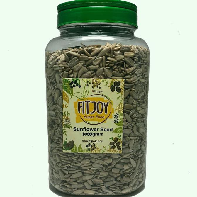 

Organik Raw Sunflower Seed 1 Kg (In Jar) Kuaci Kupas 1000 Gram