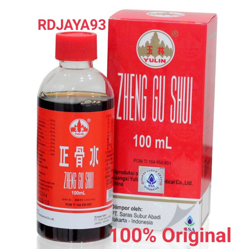 Zheng gu shui 100ml
