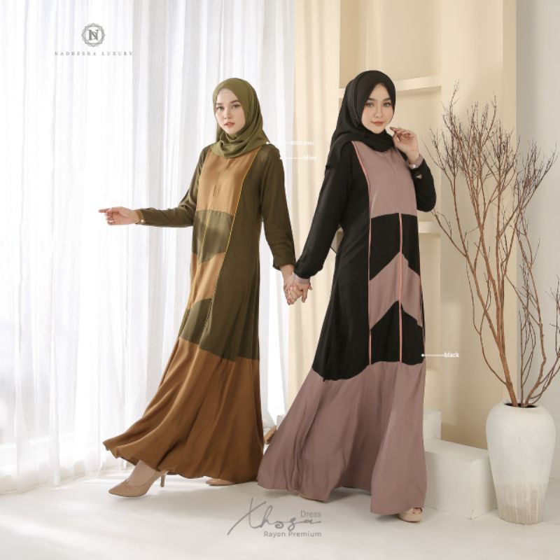 DRESS GAMIS FLOWLY XHOSA DRESS NADHEERA LUXURY || DRESS MADEIRA ZOYA ELZATTA