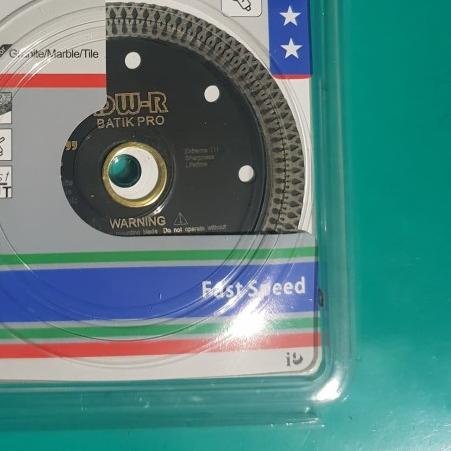 ➲ Diamond Wheel DW-R Hitam 4" Premium Turbo Best For Marmer/Granite/Tile ❀