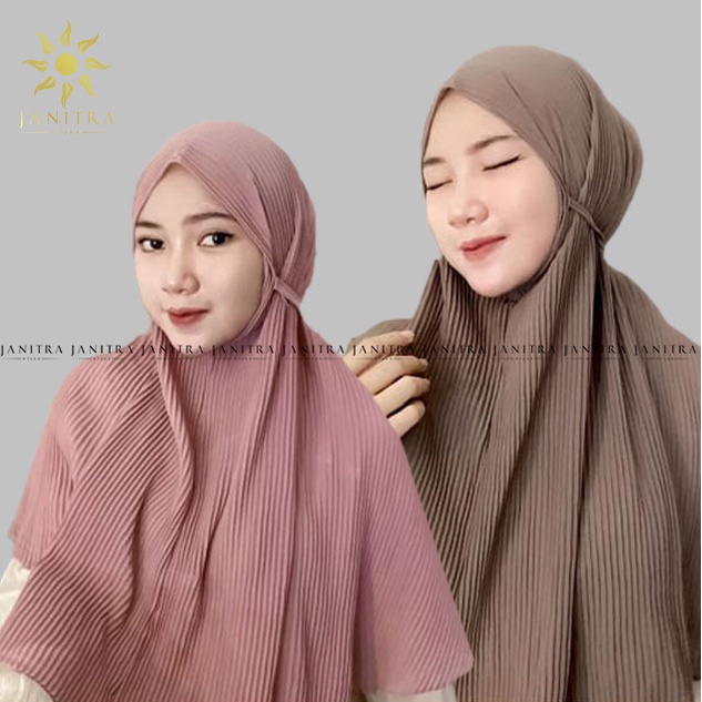 JILBAB BERGO PLISKET CERUTY FULL LIDI HIJAB SYIRIA / BERGO MARYAM PLISKET / BERGO TALI-3