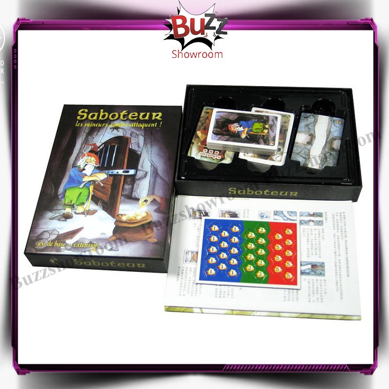 Saboteur 1 2 &amp; the duel card game board games