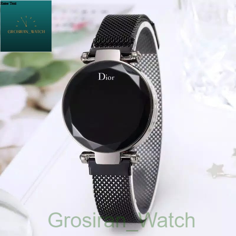 Jam Tangan Wanita Korea Sport LED Bulat Digital Strap Magnet [G_W]