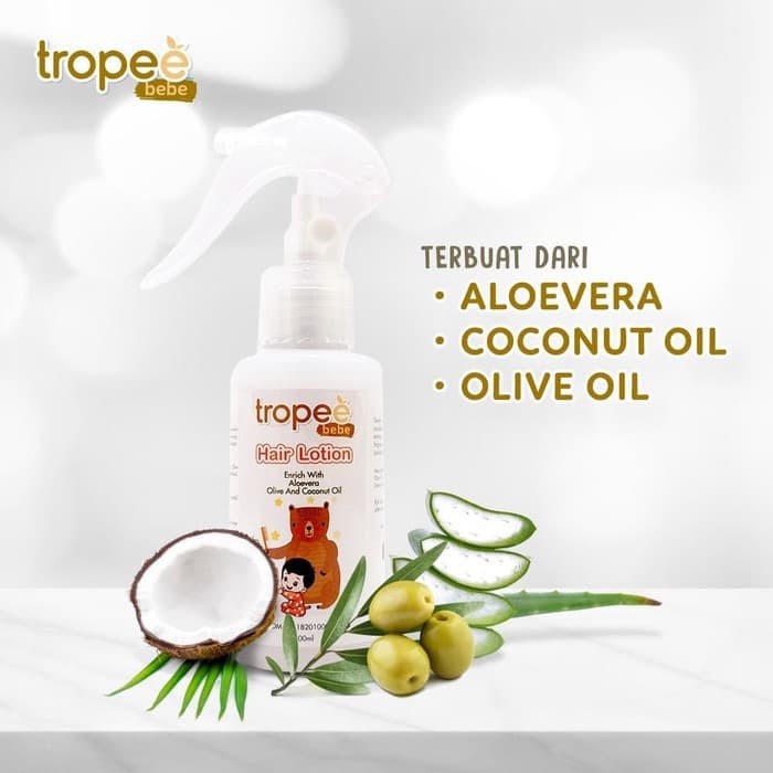 Tropee Bebe Hair Lotion Botol Spray 100ml / Refill Kemasan Isi Ulang 250ml 100 ml 250 ml