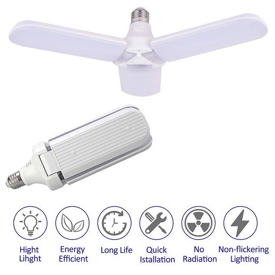 Lampu Bohlam LED Model Kipas