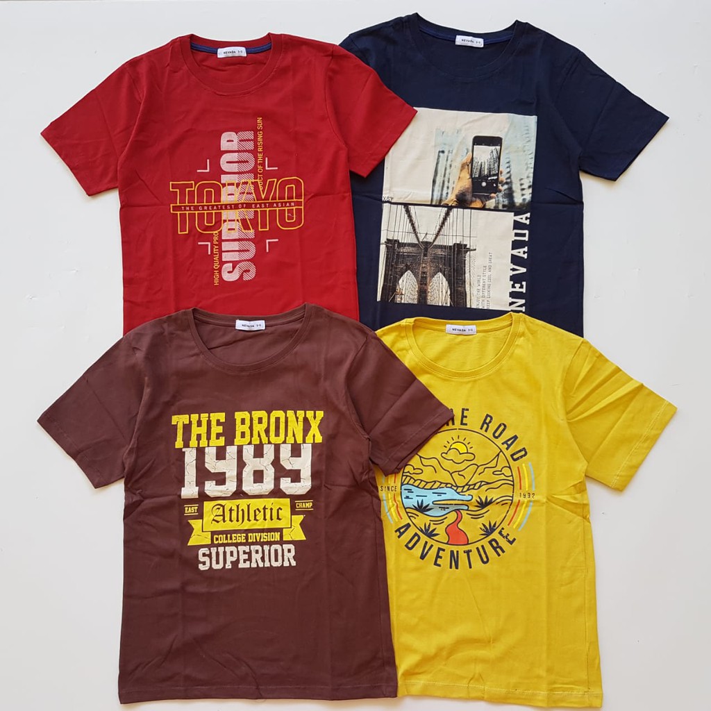 Kaos Anak Nevada - Baju Anak Cowok Nevada - Kaos Cowok Anak