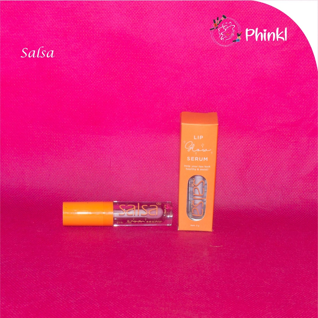 `ღ´ PHINKL `ღ´ ░s░a░l░s░a░ salsa lip oil glow serum lippie lipgloss pelembut bibir warna transparan