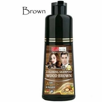 HAIR COLOR CULTUSIA COLORING SHAMPO WOOD BROWN 160ML SHAMPO PEWARNA RAMBUT